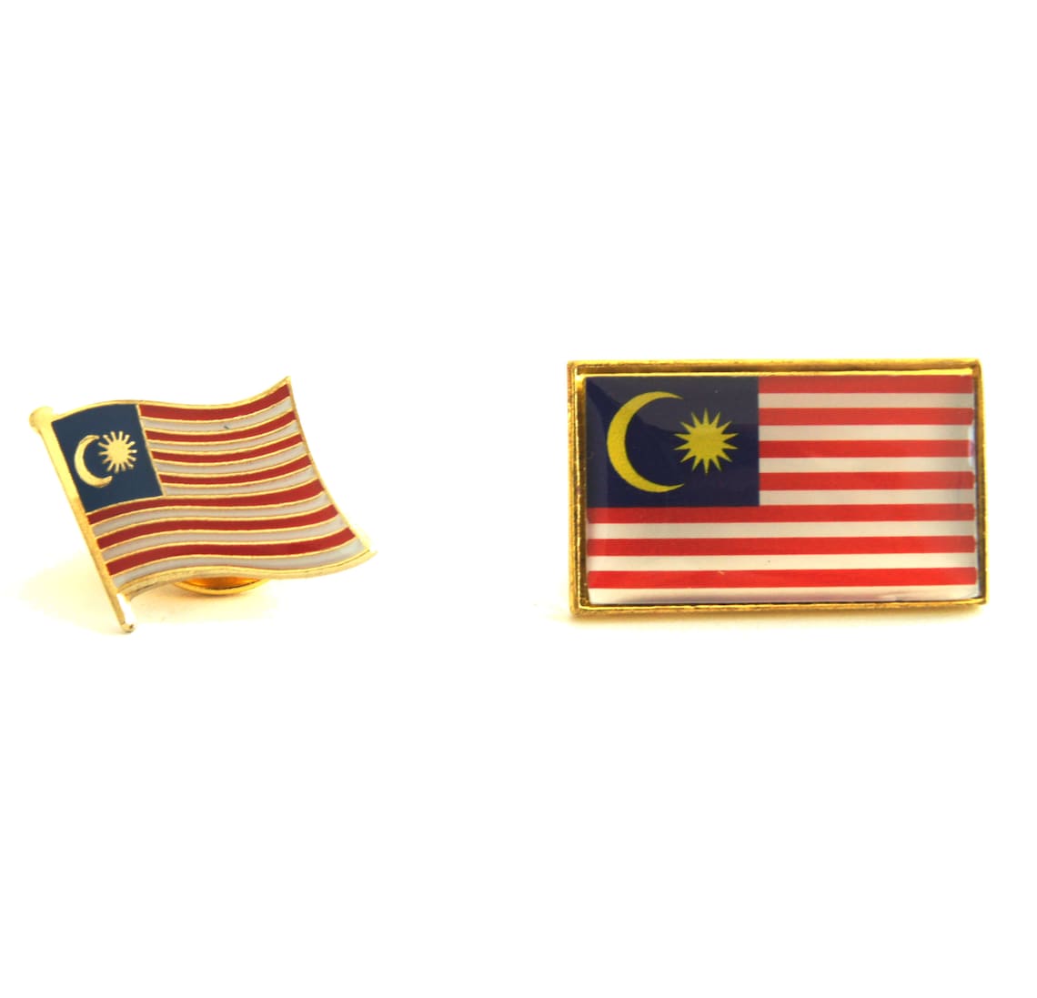 2pcs Malaysia National Flag Lapel Pin Badge Set Gift Box Etsy New Zealand