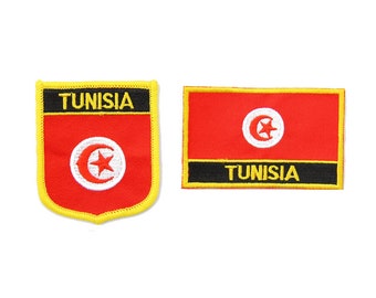 Pin Button Badge Ø25mm 1" Drapeau Flag Afrique Tunisie Tunisia TN 
