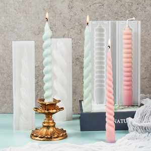 Strip candle Aromatherapy silicone mold DIY spiral candle strip plaster perfumed stone mold