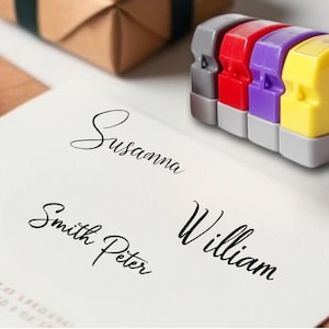 Custom Signature Stamp Personalized Handwritten Name Stamp Business Personal Signature Rubber Stamp Custom Logo Stamp Gift for Entrepreneurs