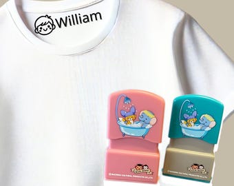 Kleidung Namen Stempel individuell Schuluniform Waschbar Stempel Selbstfärber Personalisiert Kinder Name Label Stoffstempel 26 x 8 mm Stoffstempel wasserfest