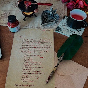 Tarjetas con letras escritas a mano personalizadas