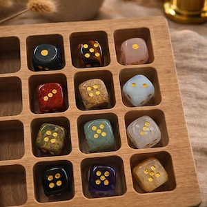15mm Handmade Natural Stone Dice Set – Hand Polished Gemstone Dice for RPG, Board Games, Home Decor & Collection image 8