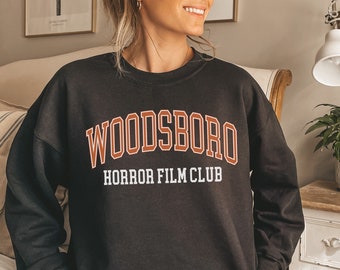 Woodsboro Sweatshirt, Scream Sweatshirt, Movie Sweatshirt, Scary Movie Sweater, Horror Movie Shirt, 90s Horror Movie, thriller movie, spooky