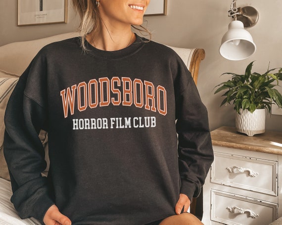 Woodsboro Sweatshirt, Scream Sweatshirt, Movie Sweatshirt, Scary Movie Sweater, Horror Movie Shirt, 90s Horror Movie, thriller movie, spooky