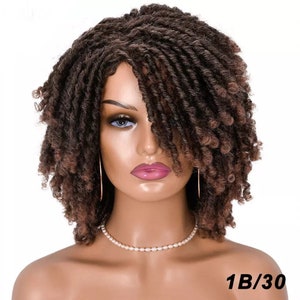 Natural Looking Afro Deadlocks Curly High Temperature Synthetic Fibre ...