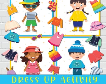 dress up printables etsy
