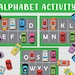 Alphabet Cars Park Busy Book Pages Printable Activity ABC Toddler ...