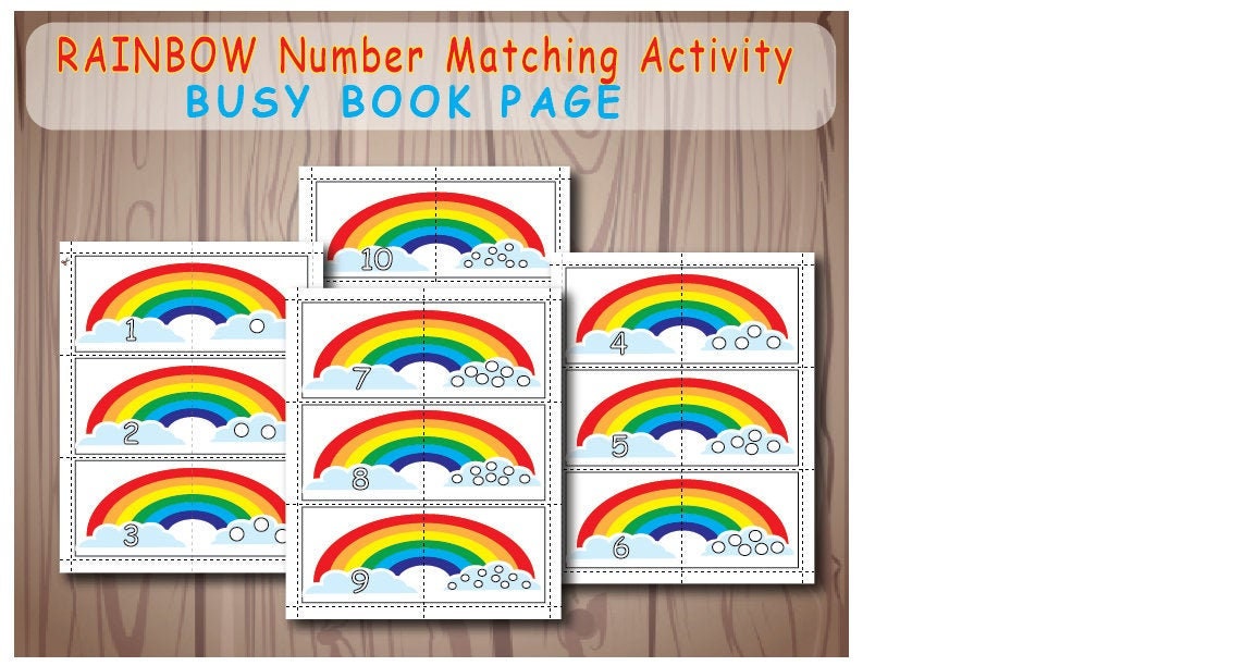Counting Activity Preschool Math Learn To Count Preschool | Etsy