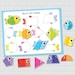 Fish Shape Matching Activity, 2D Shapes, Busy Book Page, File Folder ...