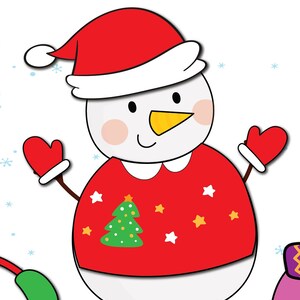 Snowman Dress up Printabe Activity. Preschool Printable Worksheets ...