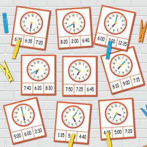Learning Time Printable Clock, Telling Time Learning Activities ...
