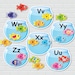 Fish ABC Matching Activity for Kids, Alphabet Busy Book, Preschool ...