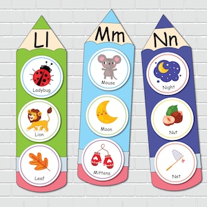 Alphabet Matching Activity for Kids, ABC Busy Book, Preschool Learning ...
