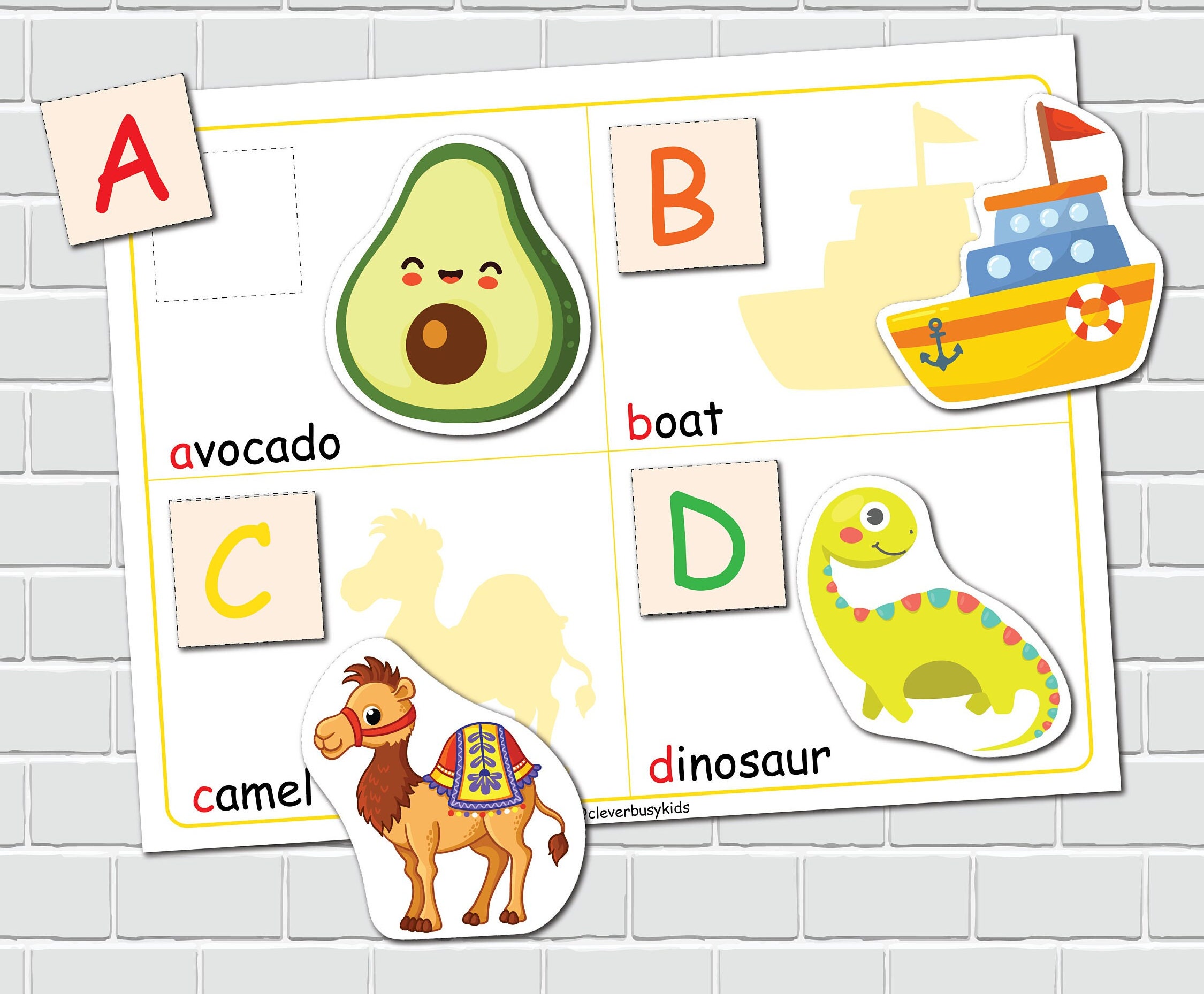 Alphabet Busy Book Pages, Preschool Curriculum, Toddler ABC Worksheets ...