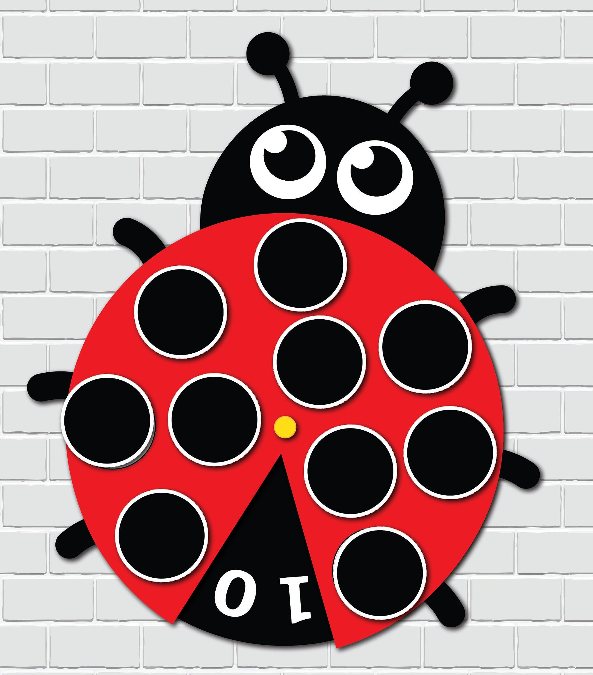 Count and Match Ladybug Printable Activity for Toddlers Preschool ...