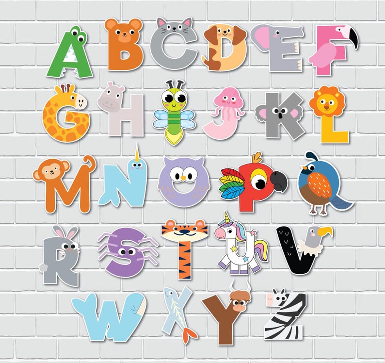 Alphabet Letters Craft for Kids, Uppercase Letter Recognition, Toddler Paper Craft, Preschool Activities, ABC Printables for Homeschool image 2