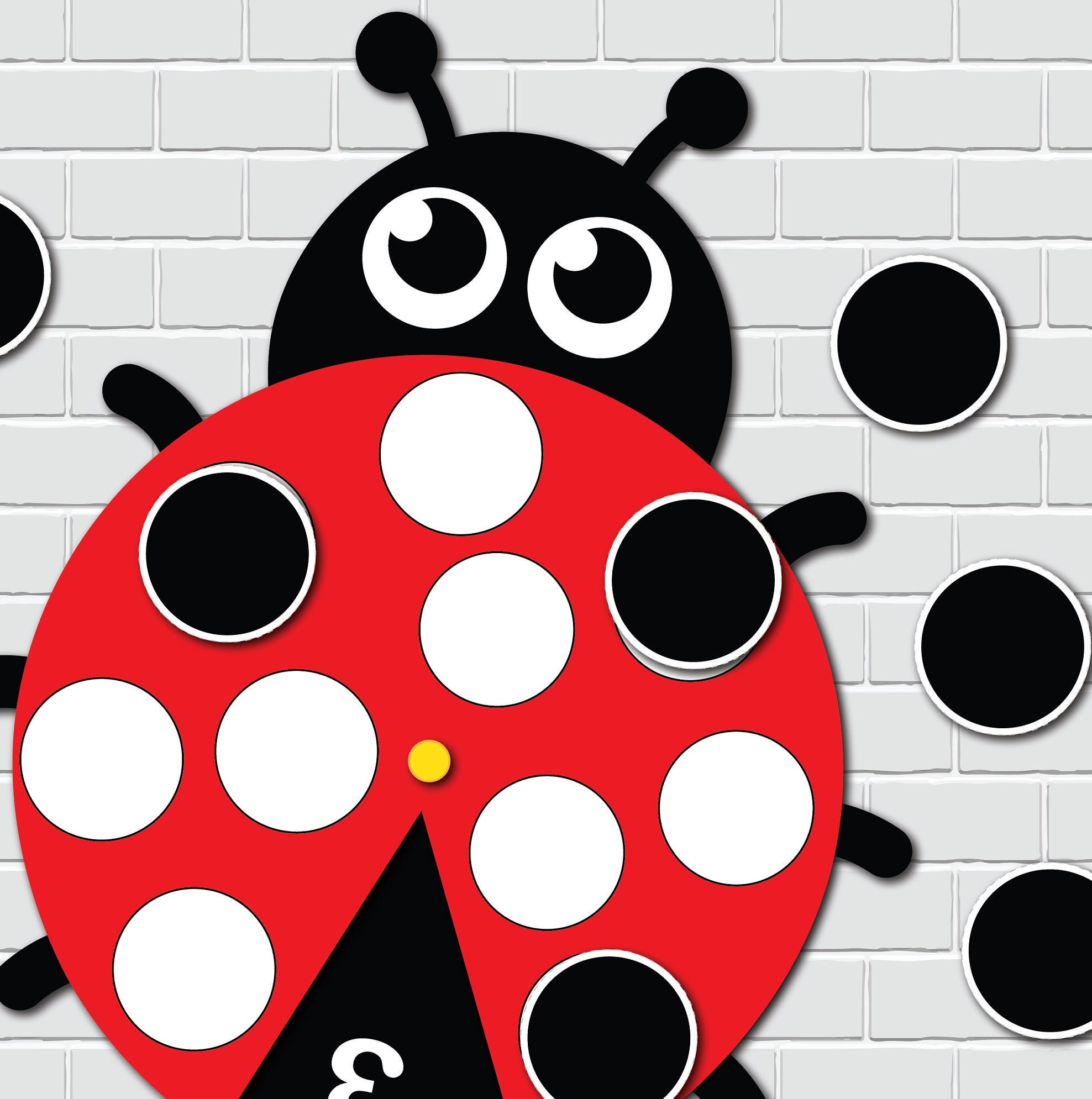 Count and Match Ladybug Printable Activity for Toddlers Etsy Count and Match Ladybug Printable Activity for Toddlers Etsy