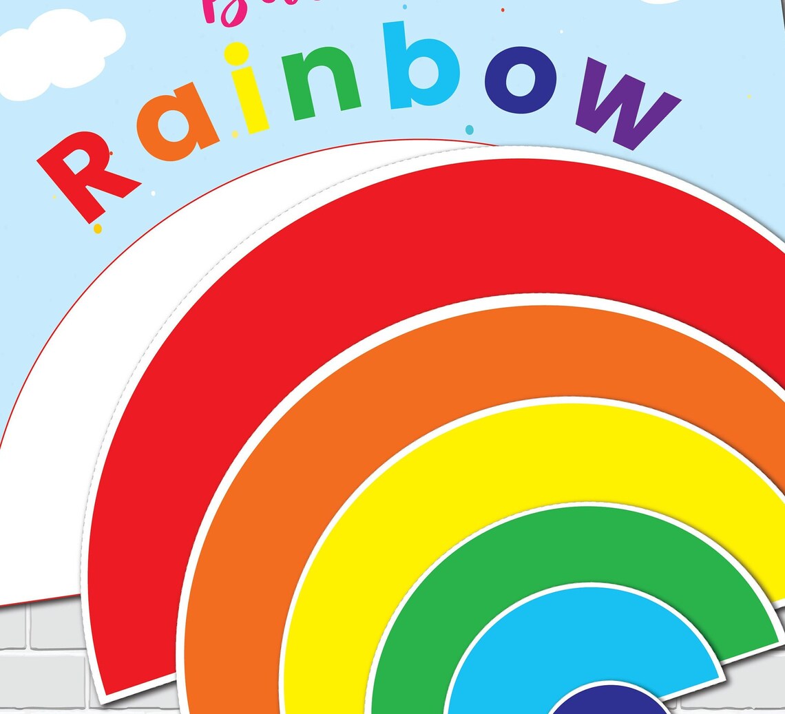 Rainbow Printable Activity for Toddlers and Preschool Busy - Etsy
