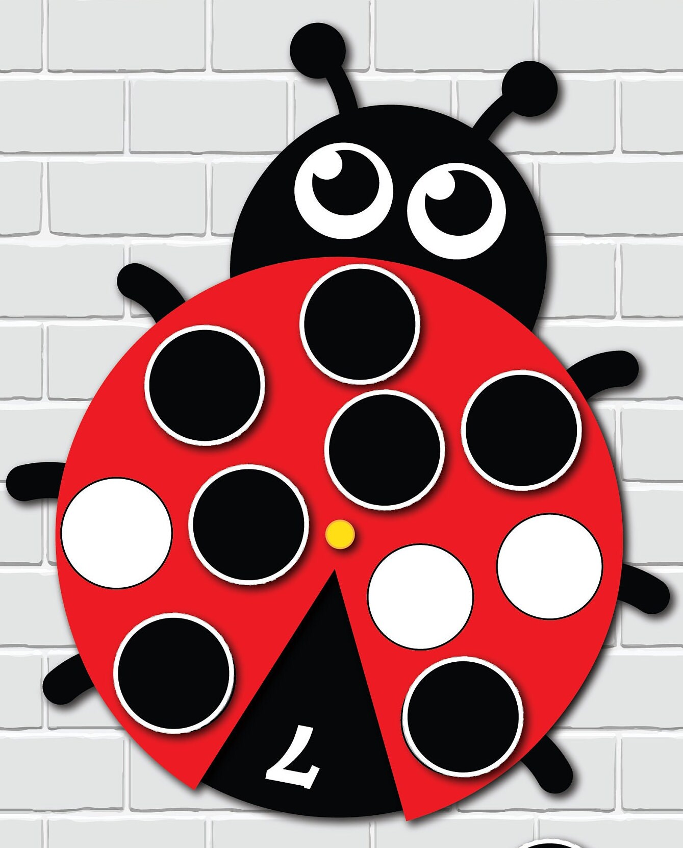 Count and Match Ladybug Printable Activity for Toddlers - Etsy Canada