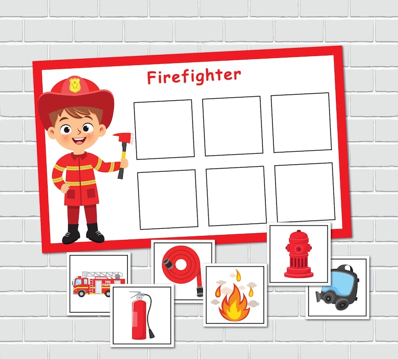 Community Helpers Preschool Sorting Mats. Professions Printable Activity. Jobs and Occupations Worksheets. Toddler Busy Book Pages. image 2