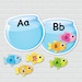 Fish ABC Matching Activity for Kids, Alphabet Busy Book, Preschool ...