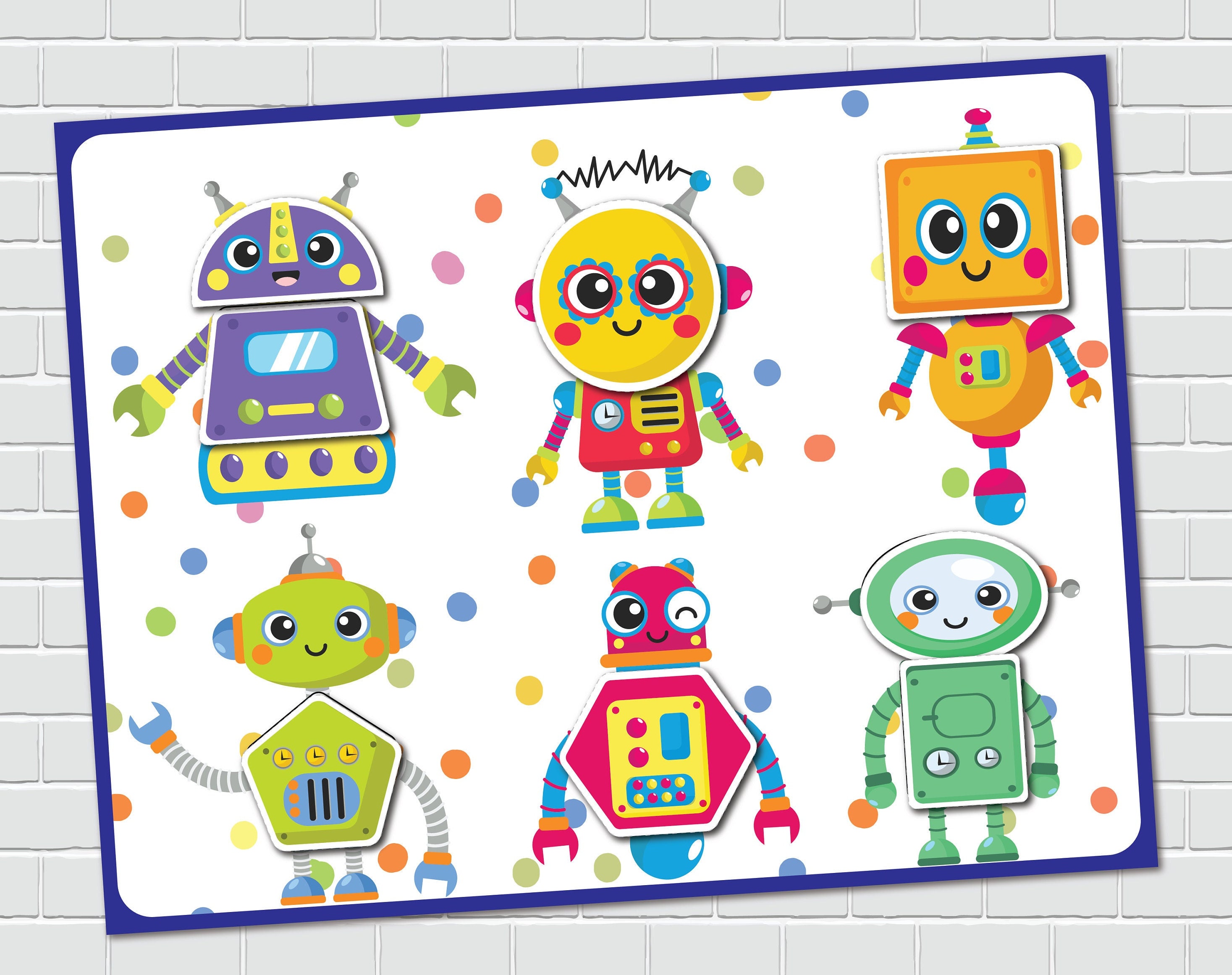 Shape Matching Printable Activities Toddler Busy Book Page Preschool ...