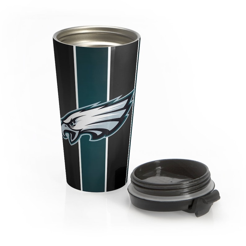 Philadelphia Eagles 15oz Stainless Steel Travel Mug Etsy