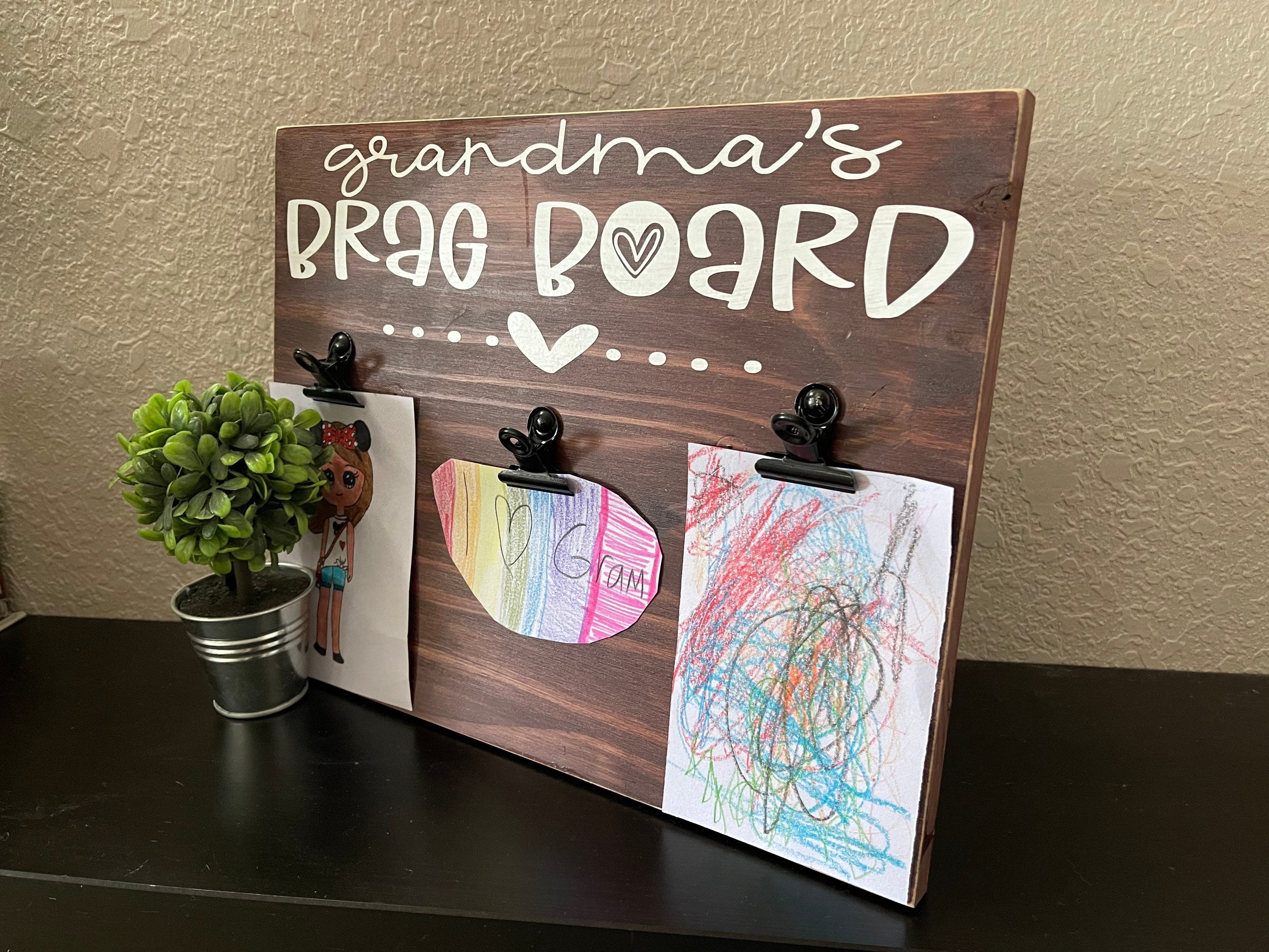 Grandma Brag Board, Grandma Gifts Photo Holder – TheGivenGet