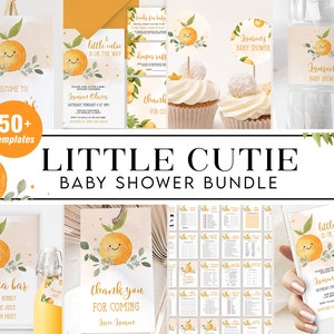 Little Cutie Baby Shower Bundle Little Cutie Baby Shower - Etsy