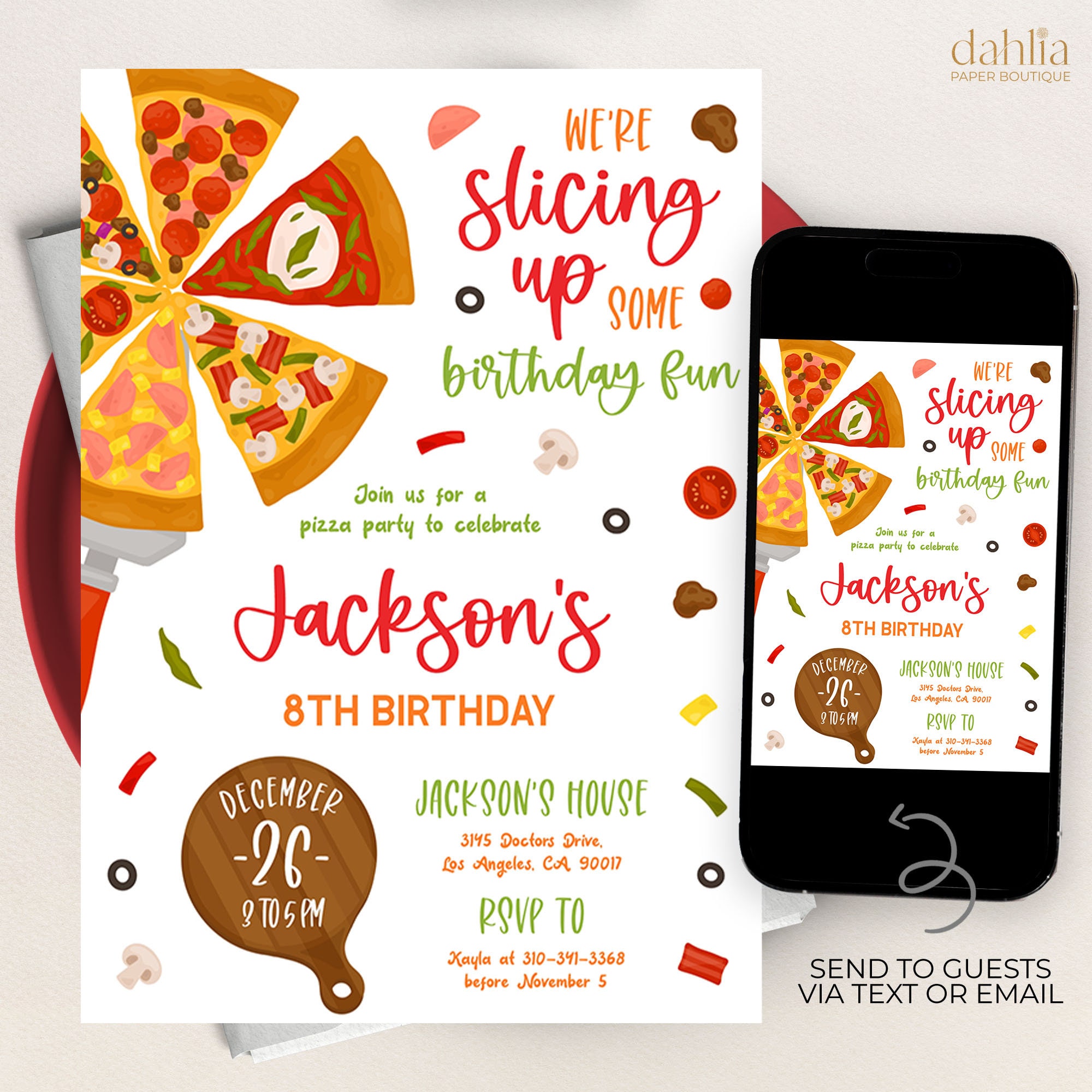 pizza-party-birthday-invitation-editable-snack-party-invite-template-printable-unisex-kids-birthday-food-trip-instant-download-kp145-etsy