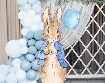 Peter Rabbit Large Cutout Prop, Peter Rabbit Standee, Instant