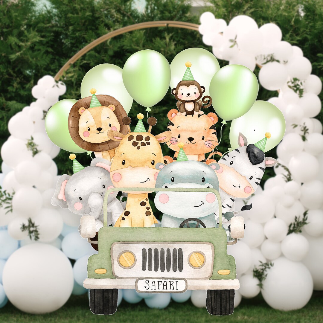 Jungle Safari Thema Verjaardag Versiering Pakket met Tafel Decoratie