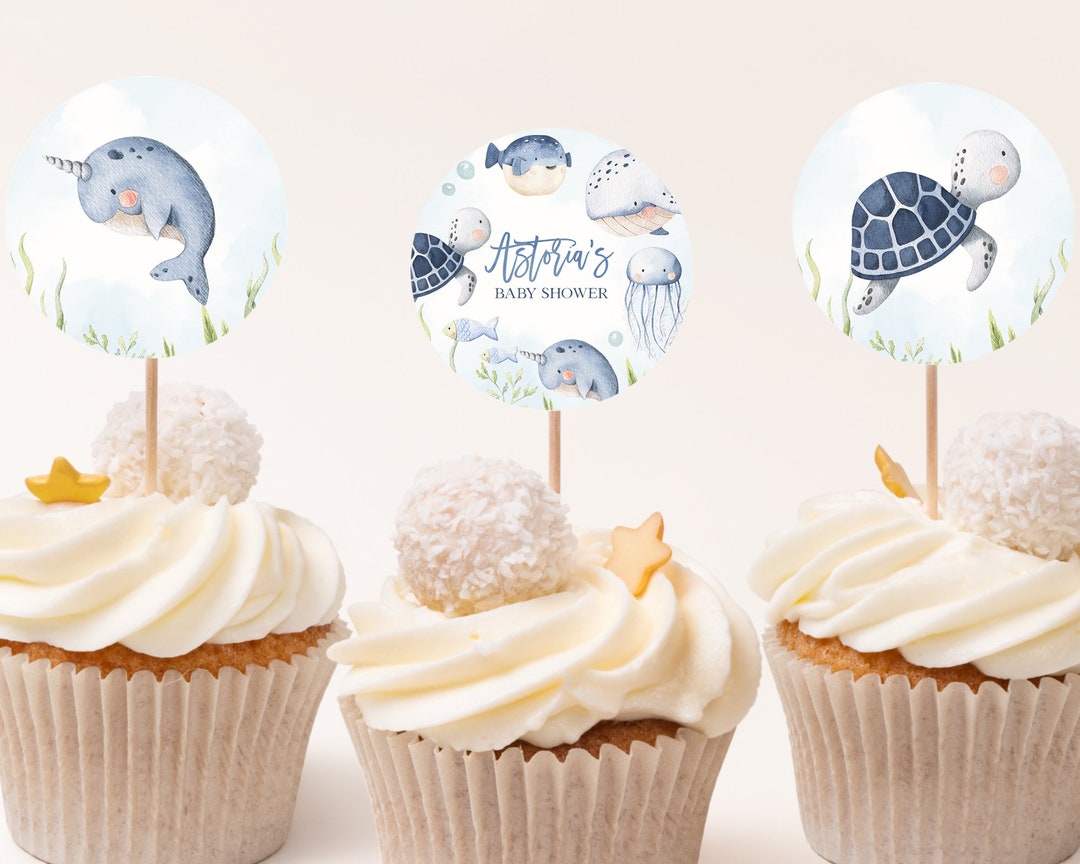 thumbnail image 2 of 72Pcs Edible Mermaid Cupcake Toppers Wafer Paper Mermaid 2 of 12