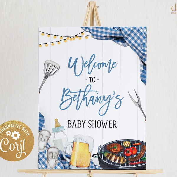 Baby Q Printable Sign - Etsy