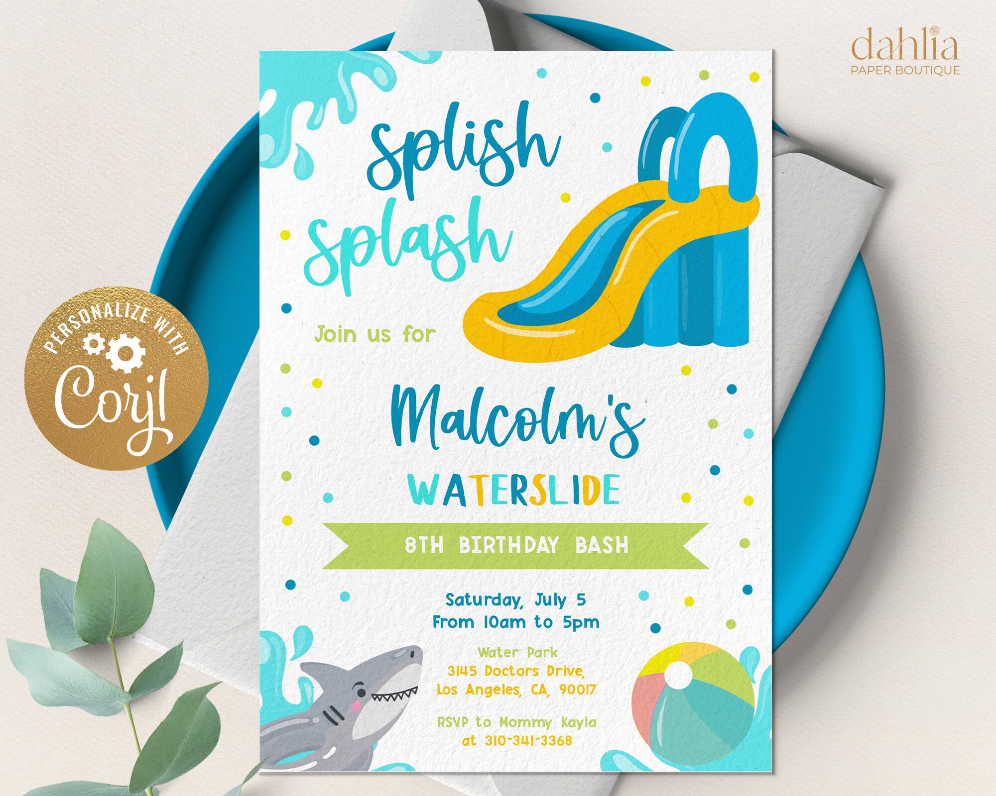 Class Pool Party Etsy