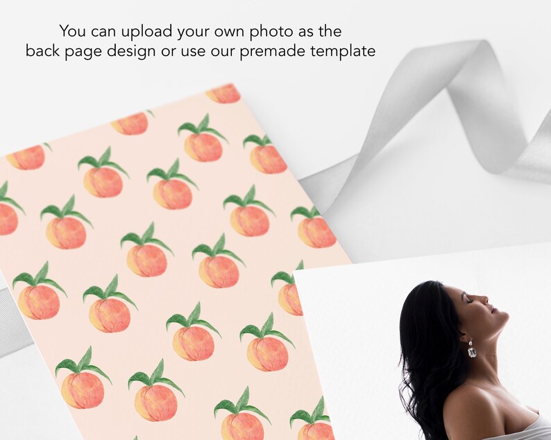 May include: A peach pattern background with a watercolor design. The peaches are pink and have green leaves. The background is a light pink color.
