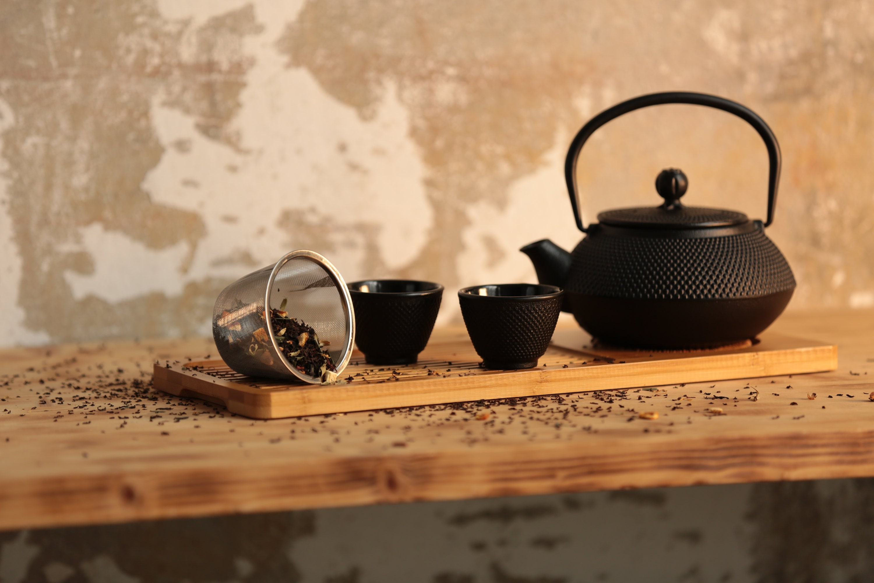 Japanese Cast Iron Teapot Set: Asian Tea Maker, New Home Gift - Etsy