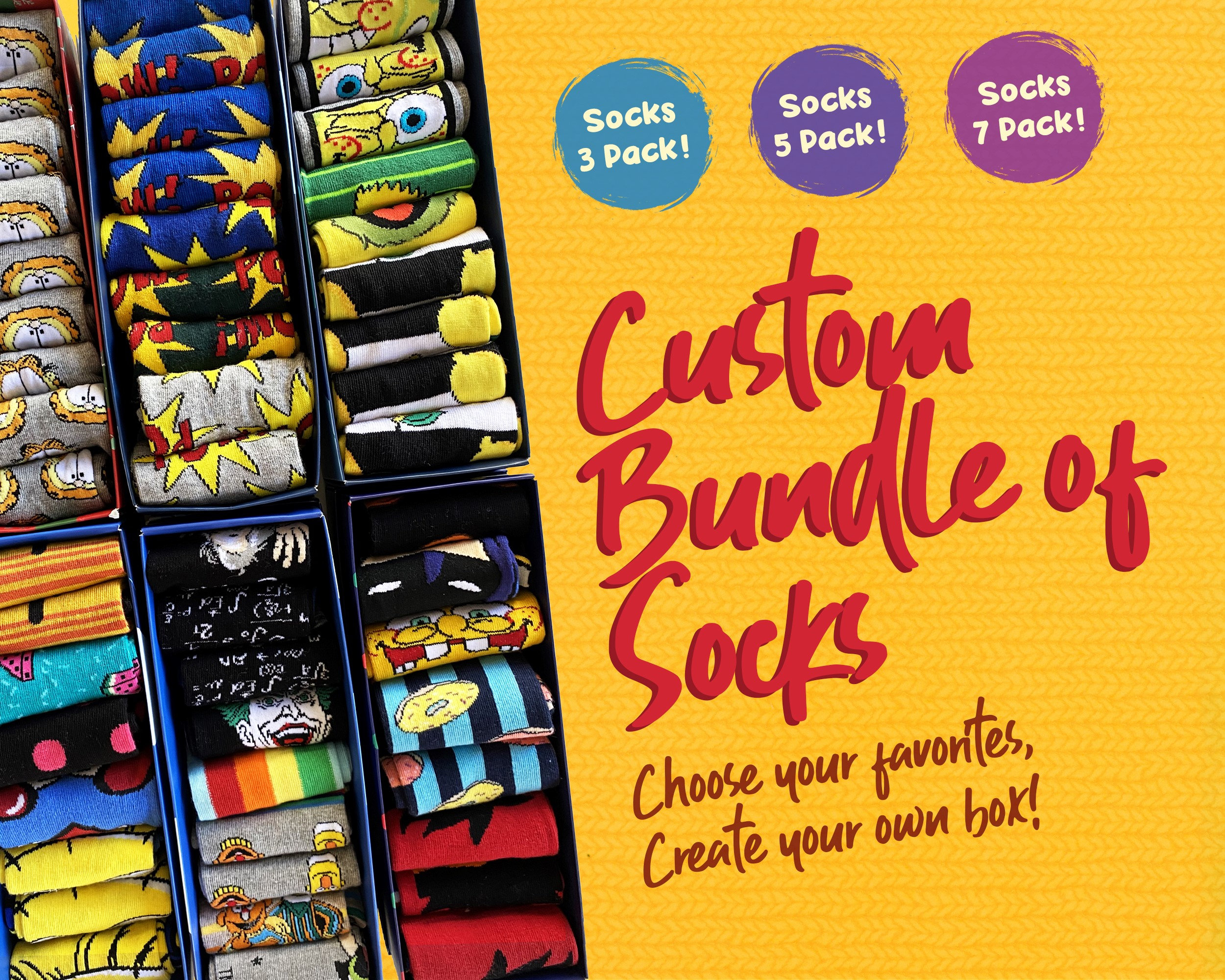 Bundle Fun Socks -  Canada