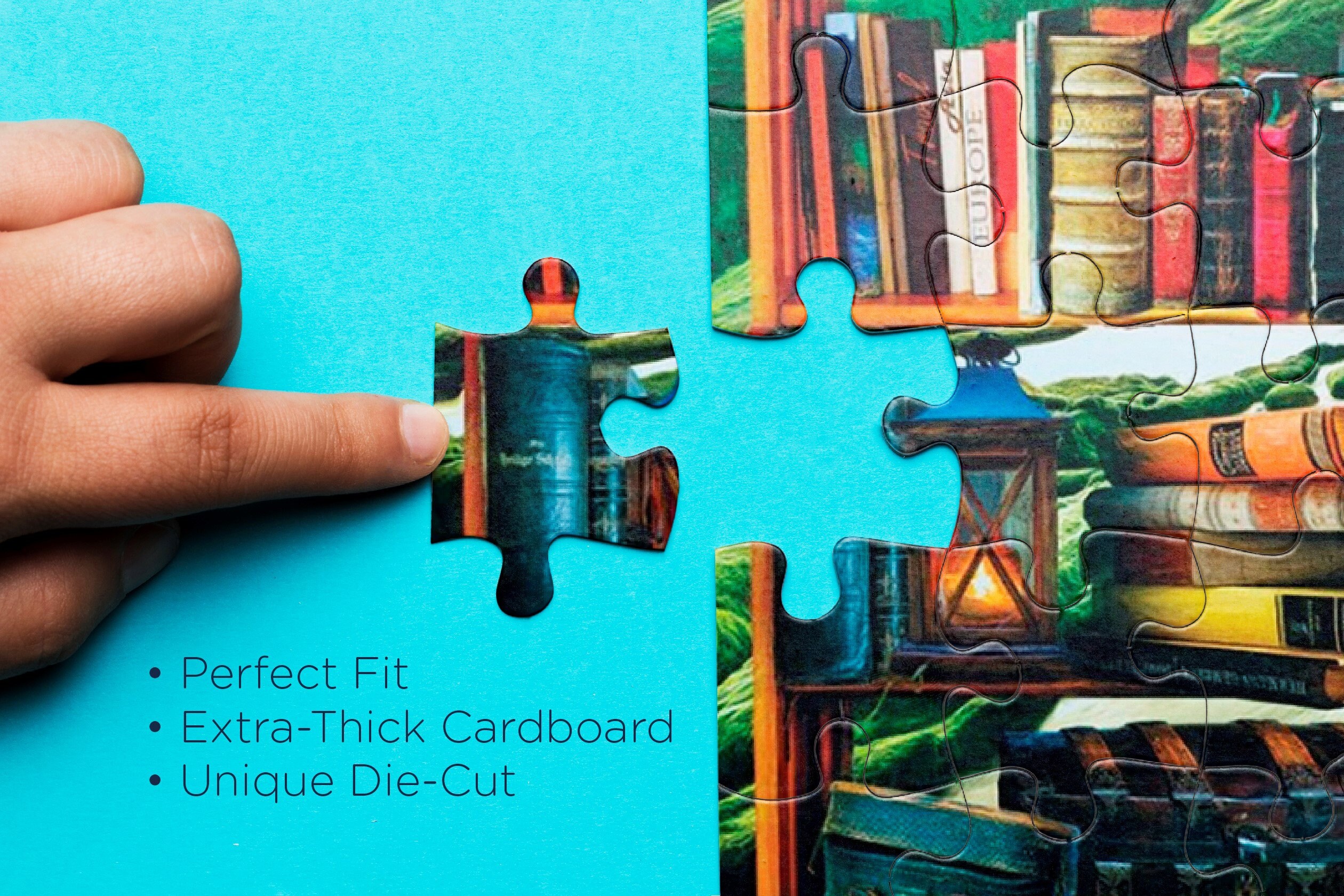 Jigsaw Puzzle 1000 Pieces Book Lover Puzzle for Adults Etsy