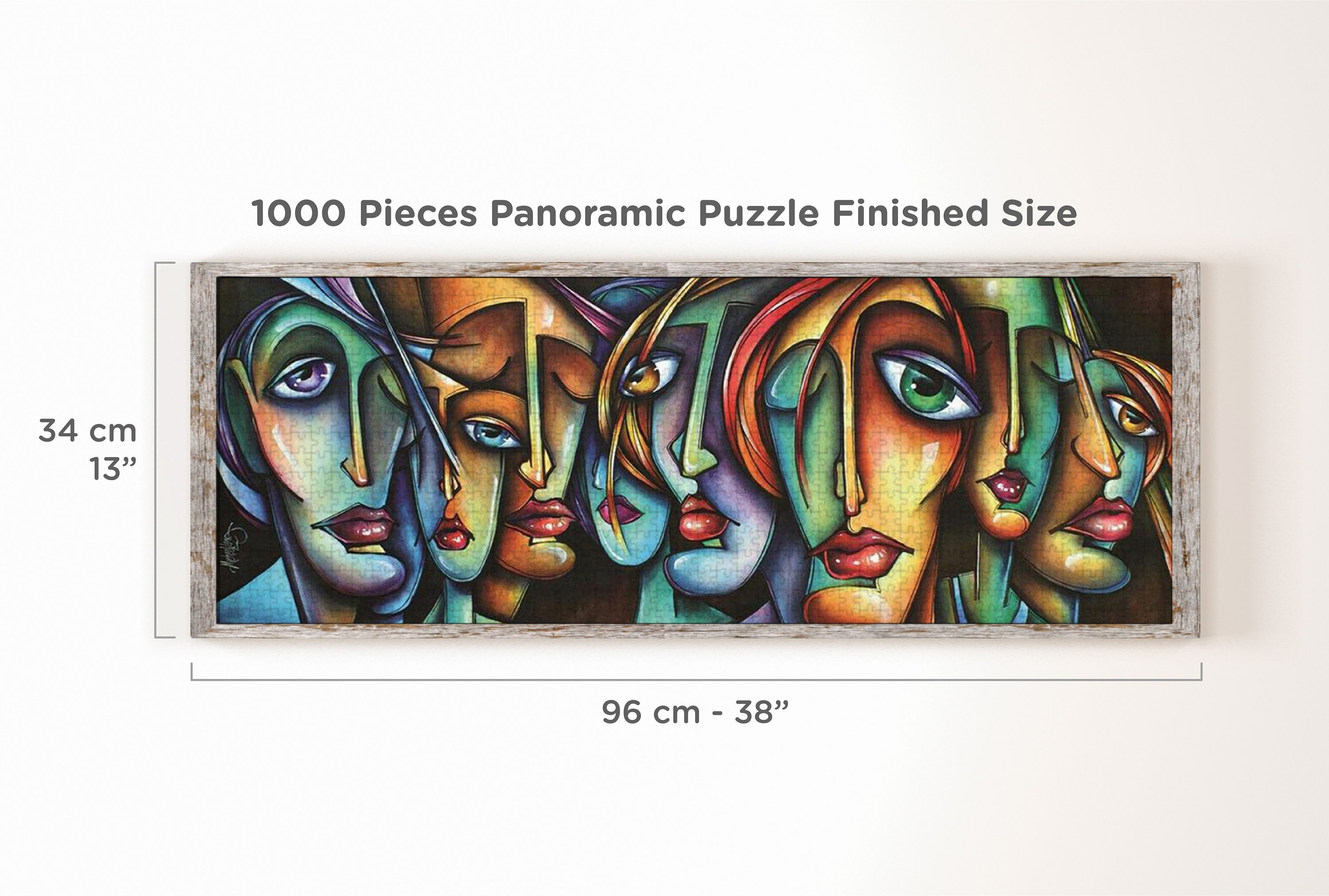 Jigsaw Puzzle 1000 Pieces Contemporary Art Illustration Etsy UK