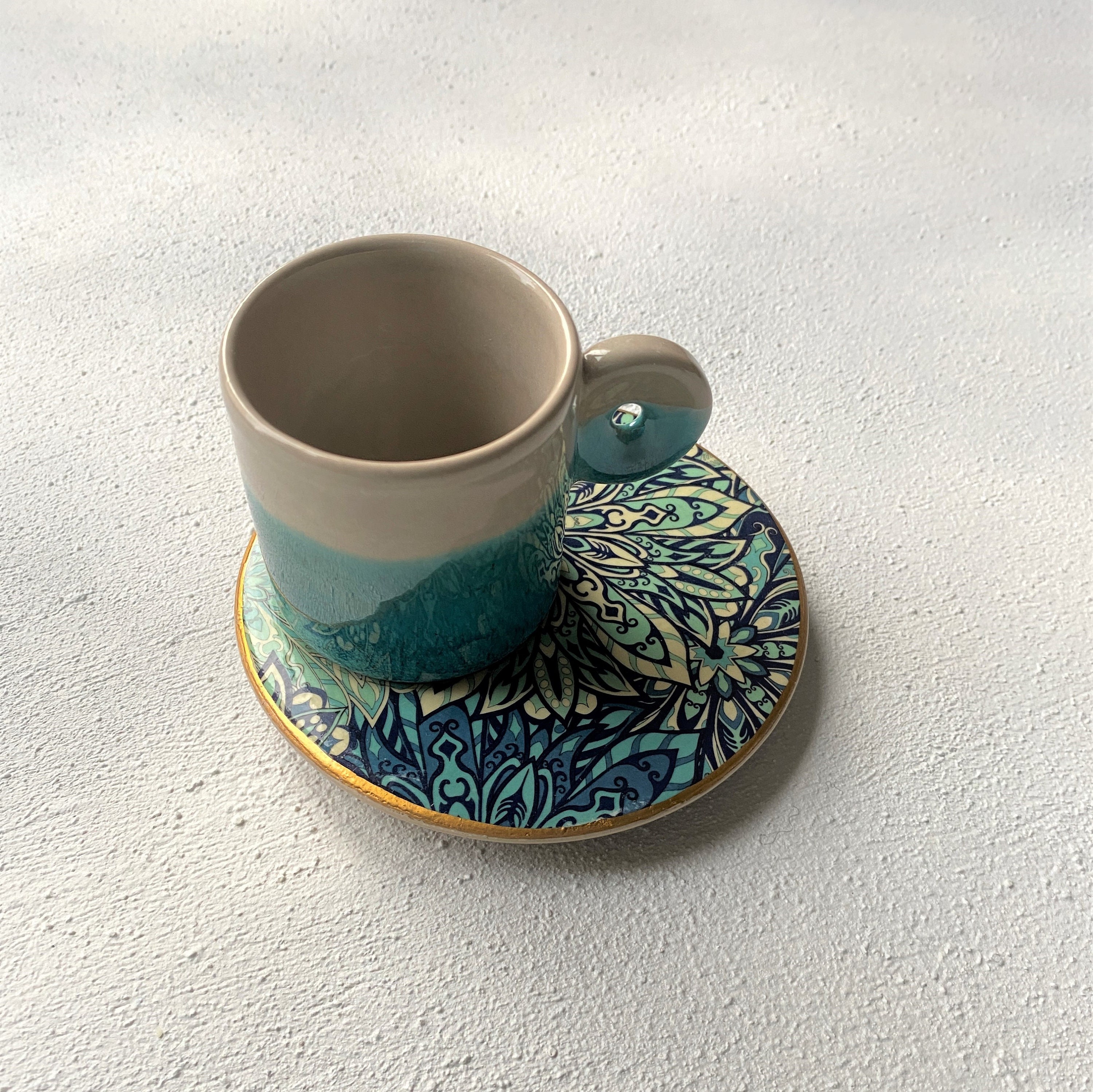 Espresso Cups Set 2.50oz Ceramic Coffee Cup for Coffee Etsy
