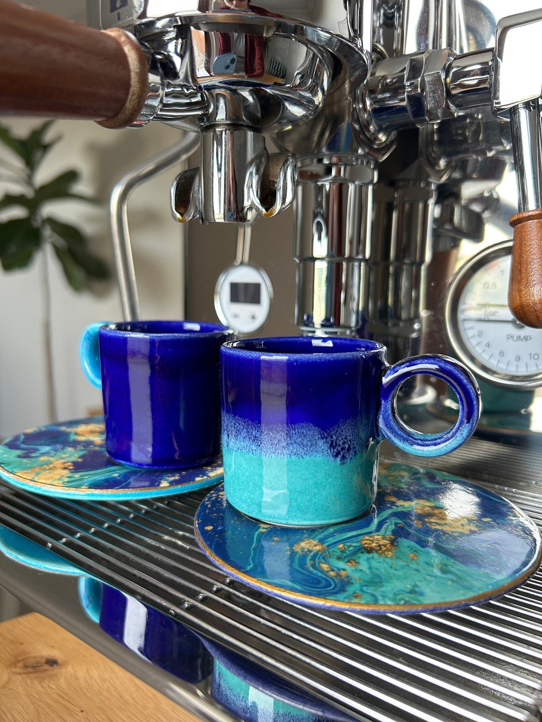 Turkish Coffee Cups, Espresso Cups Set 2.50oz, Ceramic Coffee Cup for ...