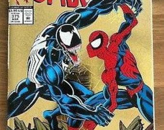 Amazing Spiderman #375 ORIGINAL Vintage 1993 Marvel Comics 1st She Venom 