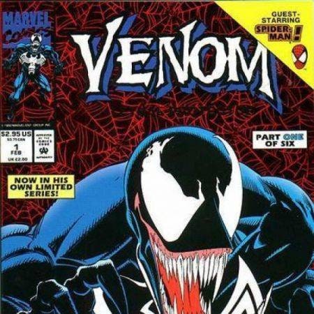 オリジナルの 1993 年 Venom Lethal Protector 第 1 号、赤い箔押しの