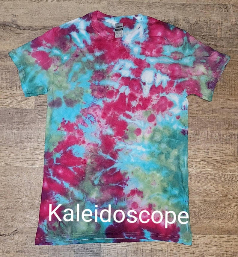 Kaleidoscope Tie Dye Shirt Etsy