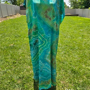 Ready to ship Long tie dye dress size 2XL
