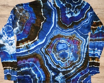 Lapis Lazuli long sleeve tie dye