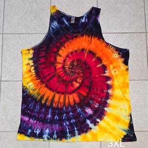 Tanktop mit Batikmuster Größe 3XL