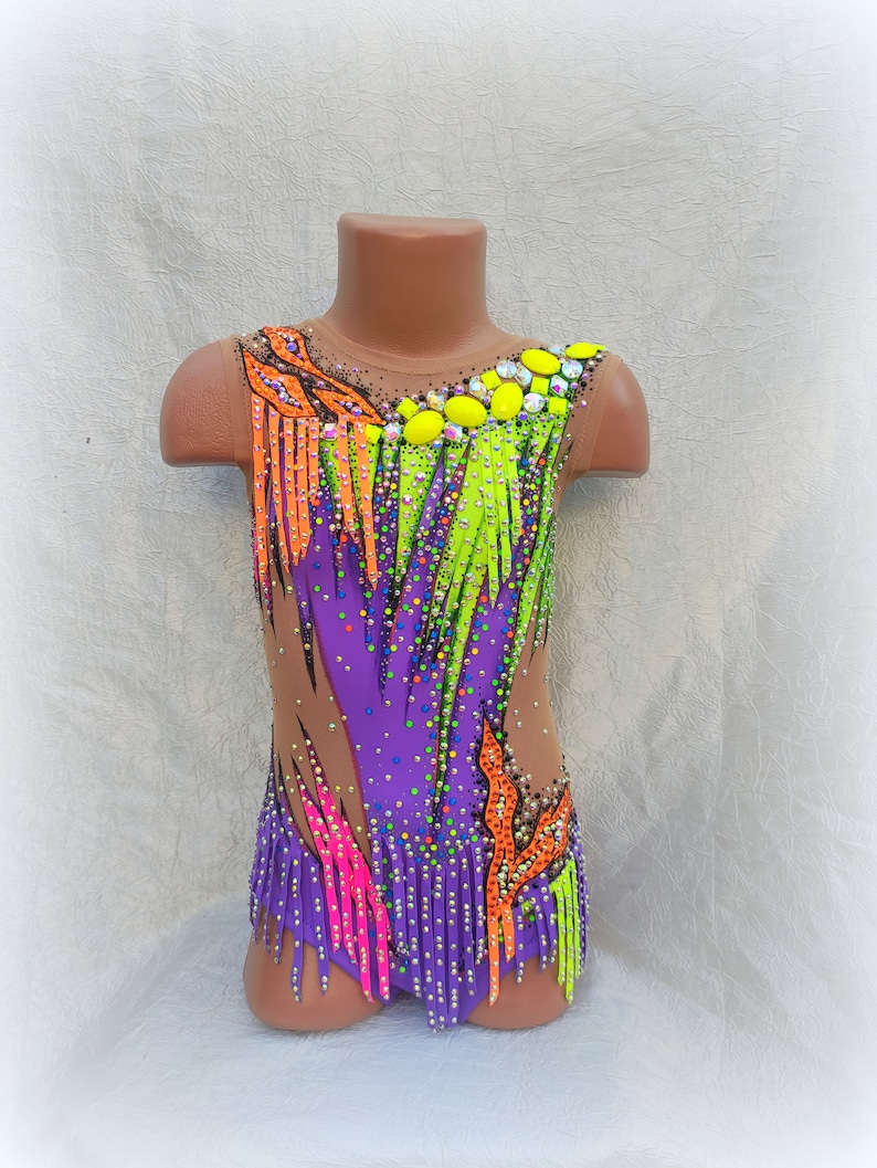 Rhythmic gymnastics leotard  for girls, costume for competition of gymnastics, cheerleading, dance, figure skating dress, leotards to order